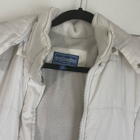 Lane Crawford White MIDI Bubble Jacket Size Small - Picture 7 of 7